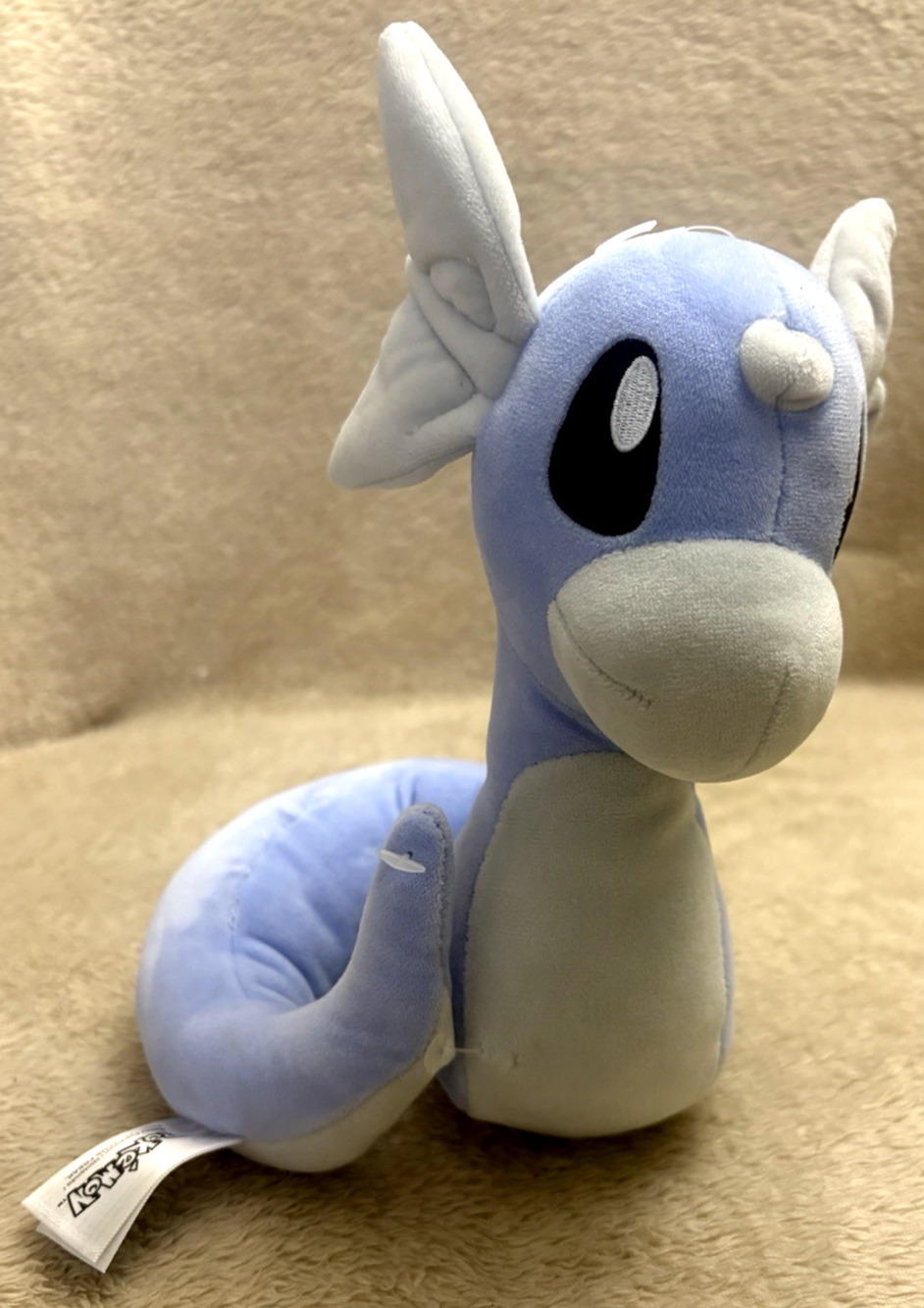 Pokemon Dratini Mofugutto Plush Doll JAPAN BANPRESTO Bandai Spirits 8.5"